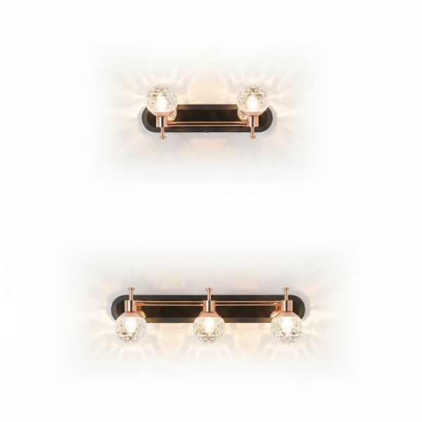 Brown Modern Vanity Light